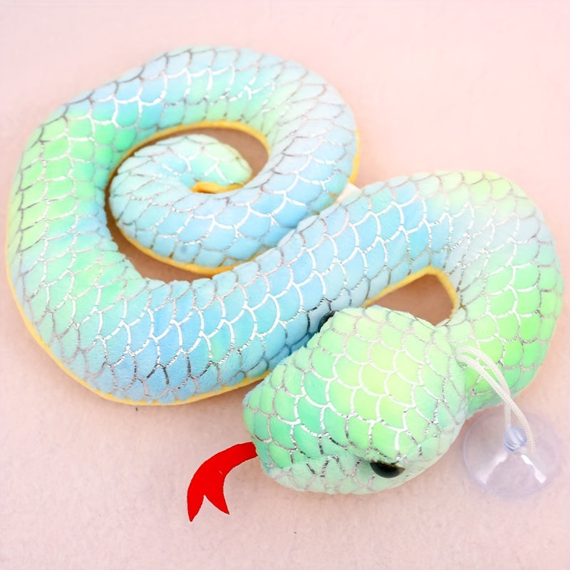 Soft cotton plush pendants in tie-dyed and gilded snake designs, perfect for celebrating the Year of The Snake. Suitable for ages 14 and up.