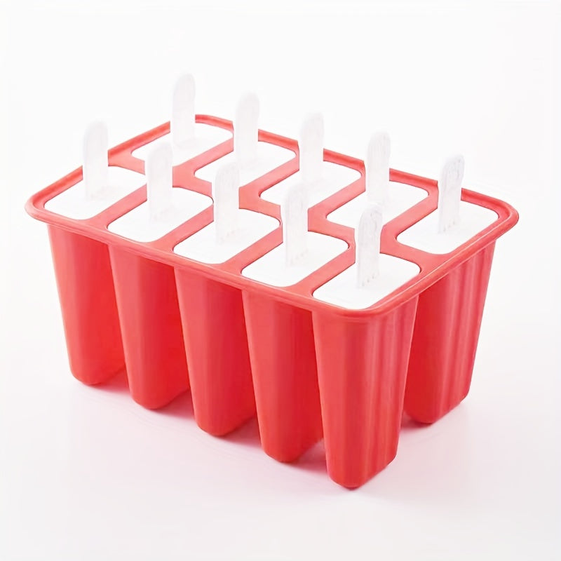 1 Popsicle Mold Set - Create unique frozen treats with this versatile silicone mold for ice cream, popsicles, and more. This household essential is perfect for making safe and delicious desserts. A must-have for any kitchen!