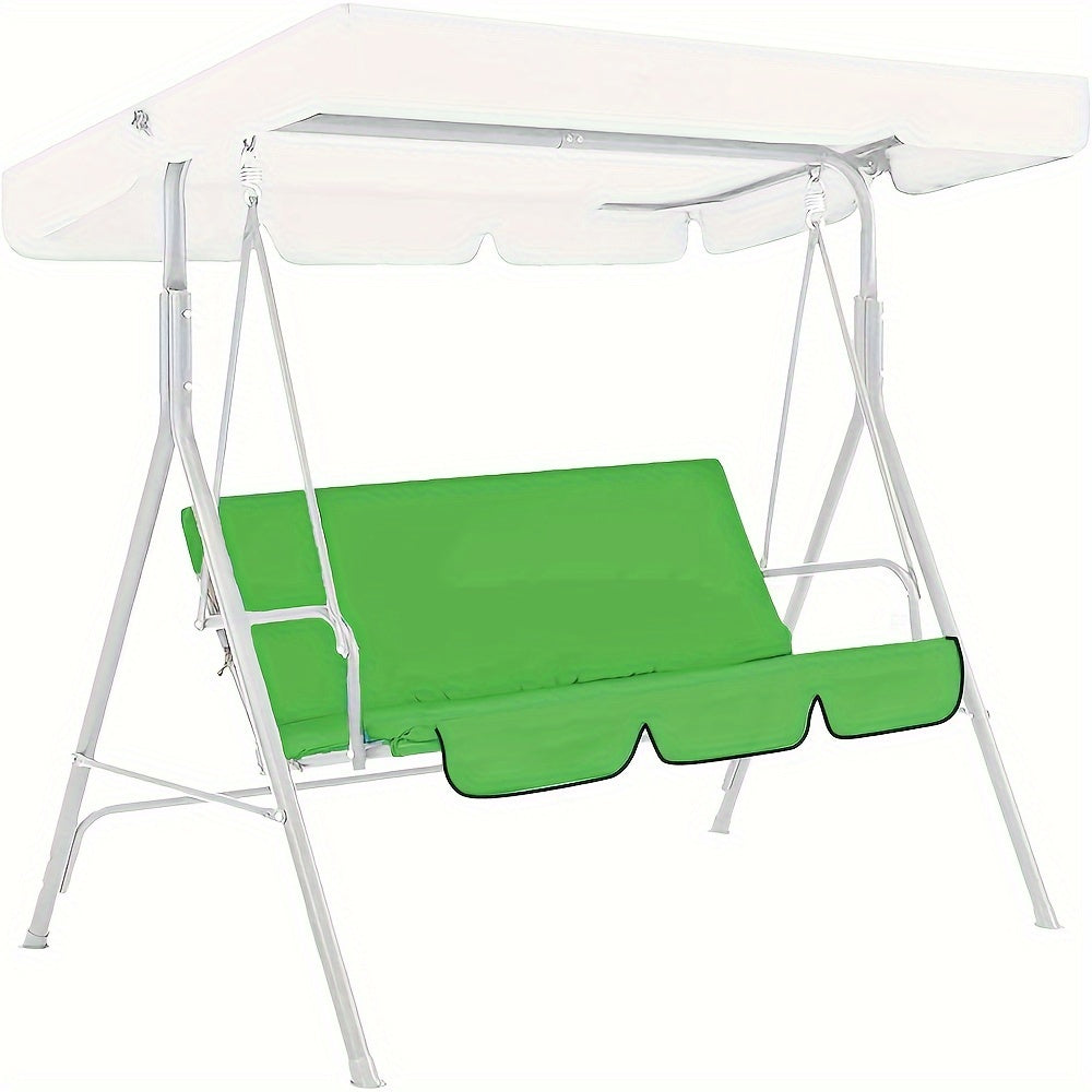 Dustproof, rainproof cover for outdoor swing bench protects from water, red color