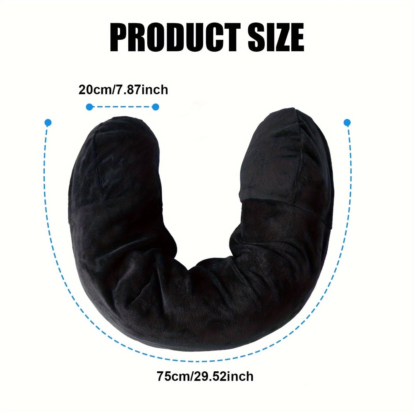 Travel comfortably with the versatile 1pc Multi-functional U-shaped Travel Pillow! This pillow can be filled with clothes or luggage for added convenience, and features a soft plush filling for ultimate comfort. Perfect for all your travel needs.