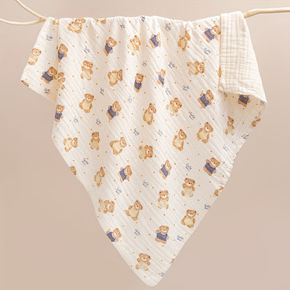 Soft and absorbent cotton face towel for kids, perfect for home bathrooms.