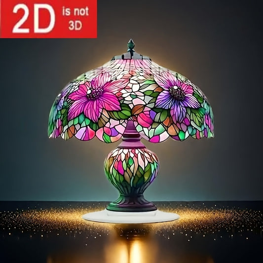 Bohemian style acrylic table lamp, perfect for home and office decor, versatile desktop decoration, great holiday gift.