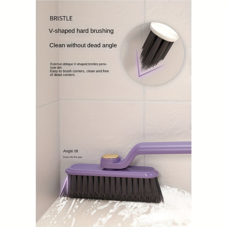 Get the job done with ease using our 3-in-1 Tile Cleaning Brush made of durable polypropylene. Featuring a 360° rotating head and reusable scrubber, this tool is perfect for cleaning bathrooms and kitchens. Ideal for walls, floors, and window tracks, the