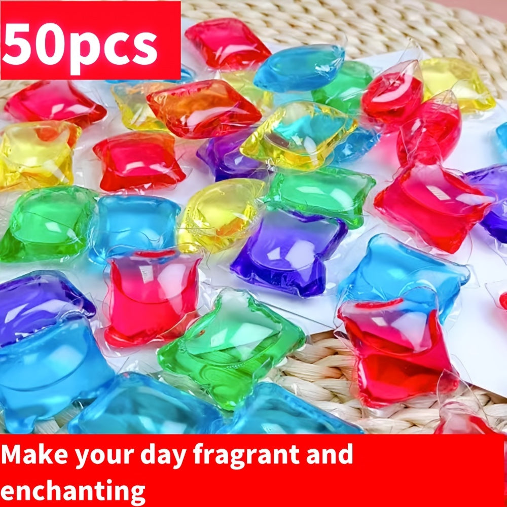 Fragrant Laundry Gel Beads with Deep Clean & Stain Removal, Long-Lasting Scent (10/15/20/30/40/50 pcs)