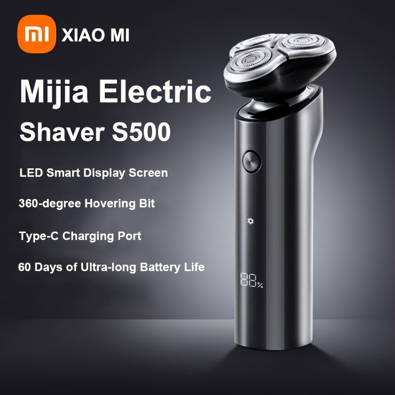 Xiaomi Mijia S500 Electric Shaver - Wet/Dry Triple Blade Trimmer for Men