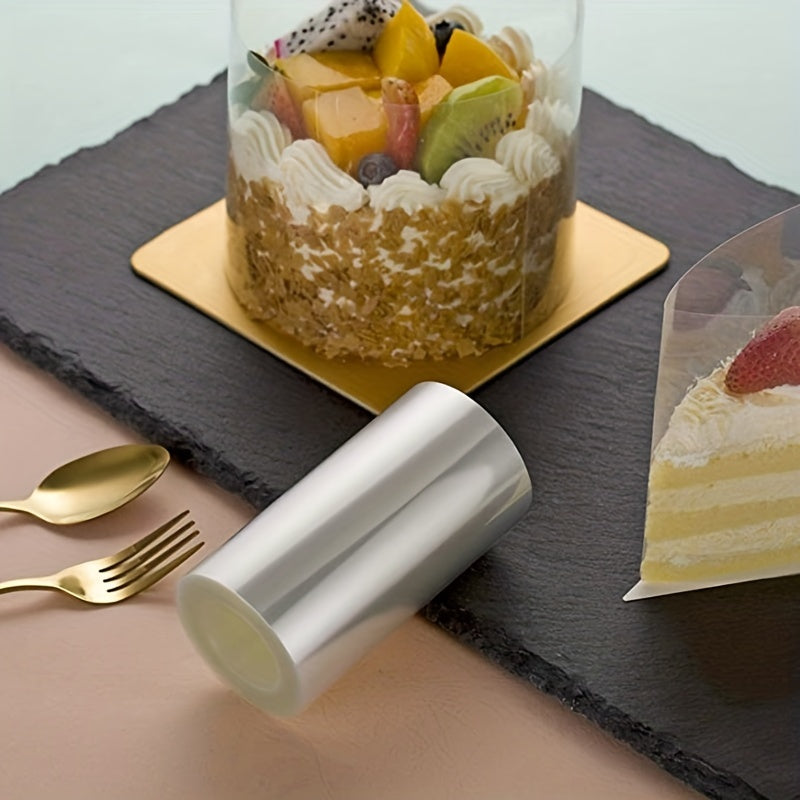 1 Roll of 10M/32.8Ft Transparent Acetate Cake Collar for Chocolate Mousse Cake Decoration, Available in Various Sizes