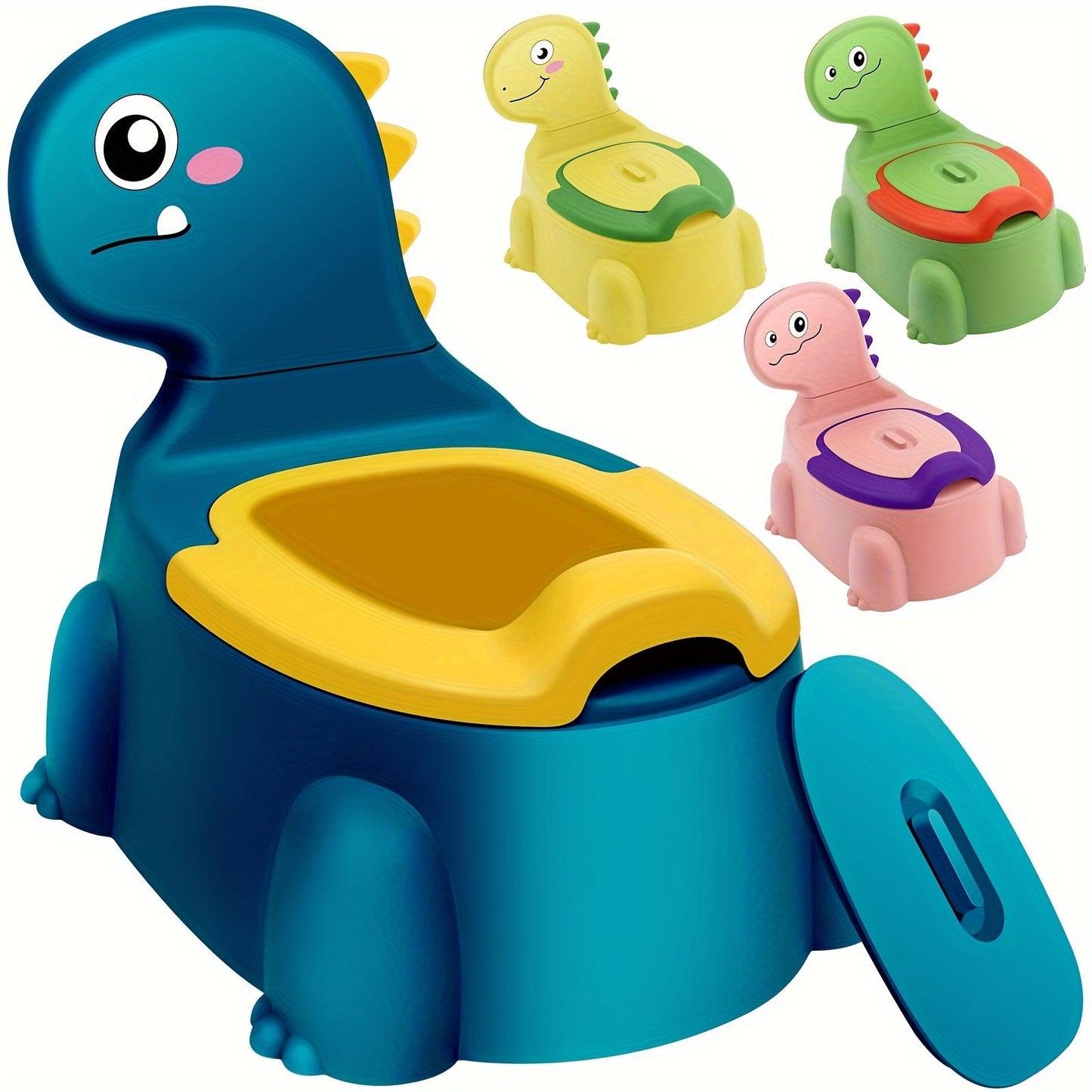 Dinosaur Potty Training Seat: Non-Slip, Comfortable, and Fun! Perfect for Potty Training