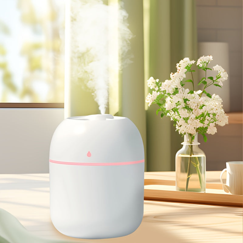 A versatile night light aromatherapy machine with USB humidifier, suitable for various spaces such as bedrooms, living rooms, offices, and cars. Features Lucky Color car aromatherapy option