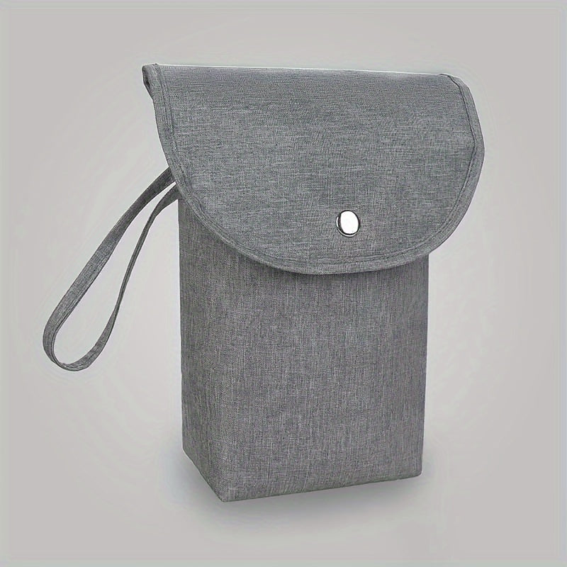 Large capacity waterproof diaper bag designed for young children. This reusable mommy storage handbag is made with 400D Oxford fabric, making it perfect for on-the-go use.