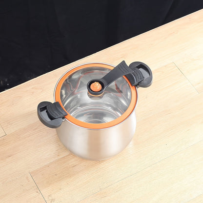 The micro-pressure stock pot is the perfect place to set up the Orange Ring.