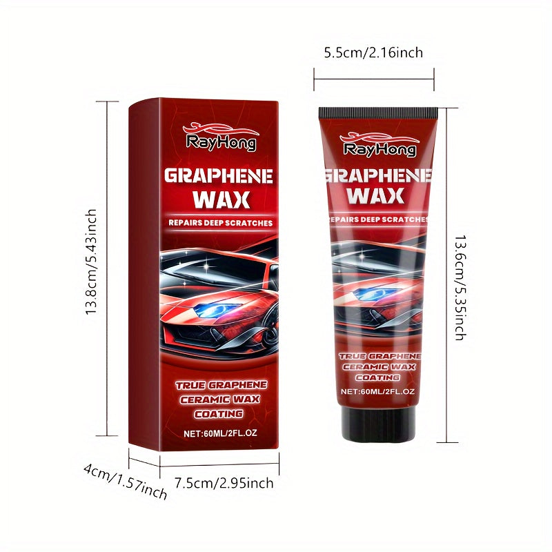 Restore your car's shine with our High-Shine Car Scratch Repair Wax. This durable ceramic coating provides long-lasting protection and restores brightness. Suitable for all colors.