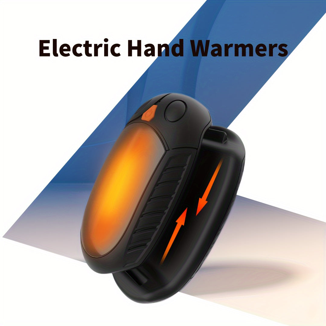 Introducing a dual-sided rechargeable hand warmer that provides warmth for outdoor activities, camping, and travel. This versatile device includes a reusable USB charging option, making it the ideal gift for staying cozy on the go.