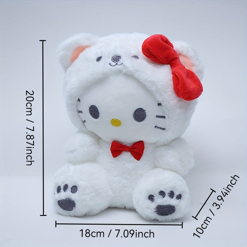 1pc Sanrio Collection featuring Hello Kitty, My Melody, Cinnamoroll, Pompompurin, Kuromi, and Pochacco. Includes soft materials, cushions, and a universal dog toy that does not require