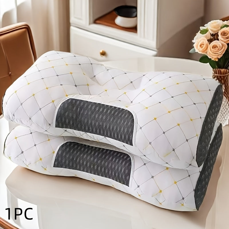 Side sleeper pillow for adults with neck and shoulder pain, ideal for guest rooms and sleeping, including hotel collection queen bed pillows for back pain.