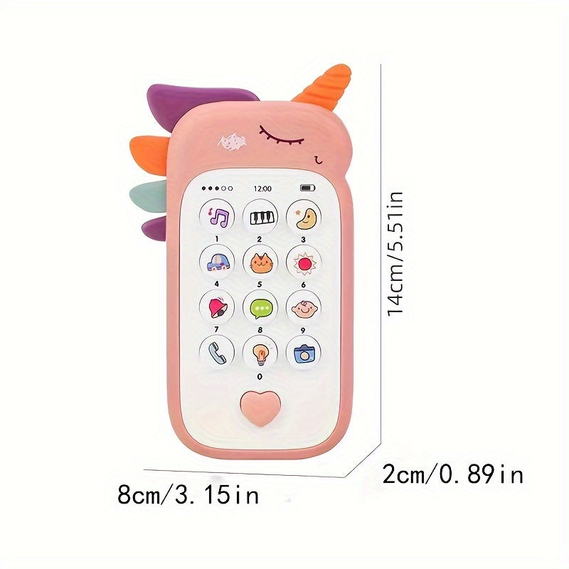 Children's toys that are a multifunctional early education puzzle, music mobile phone, and story machine all in one.