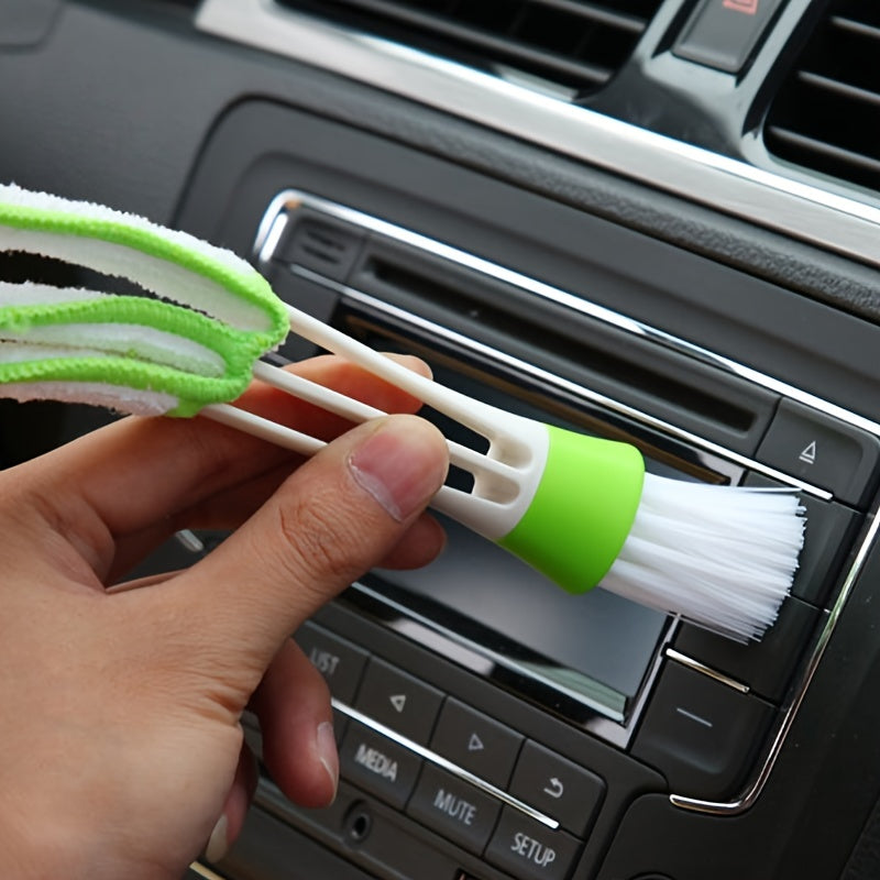 One multi-functional air conditioning shutter brush, detachable and washable cleaning clip designed for door partitions and hard-to-reach corners.