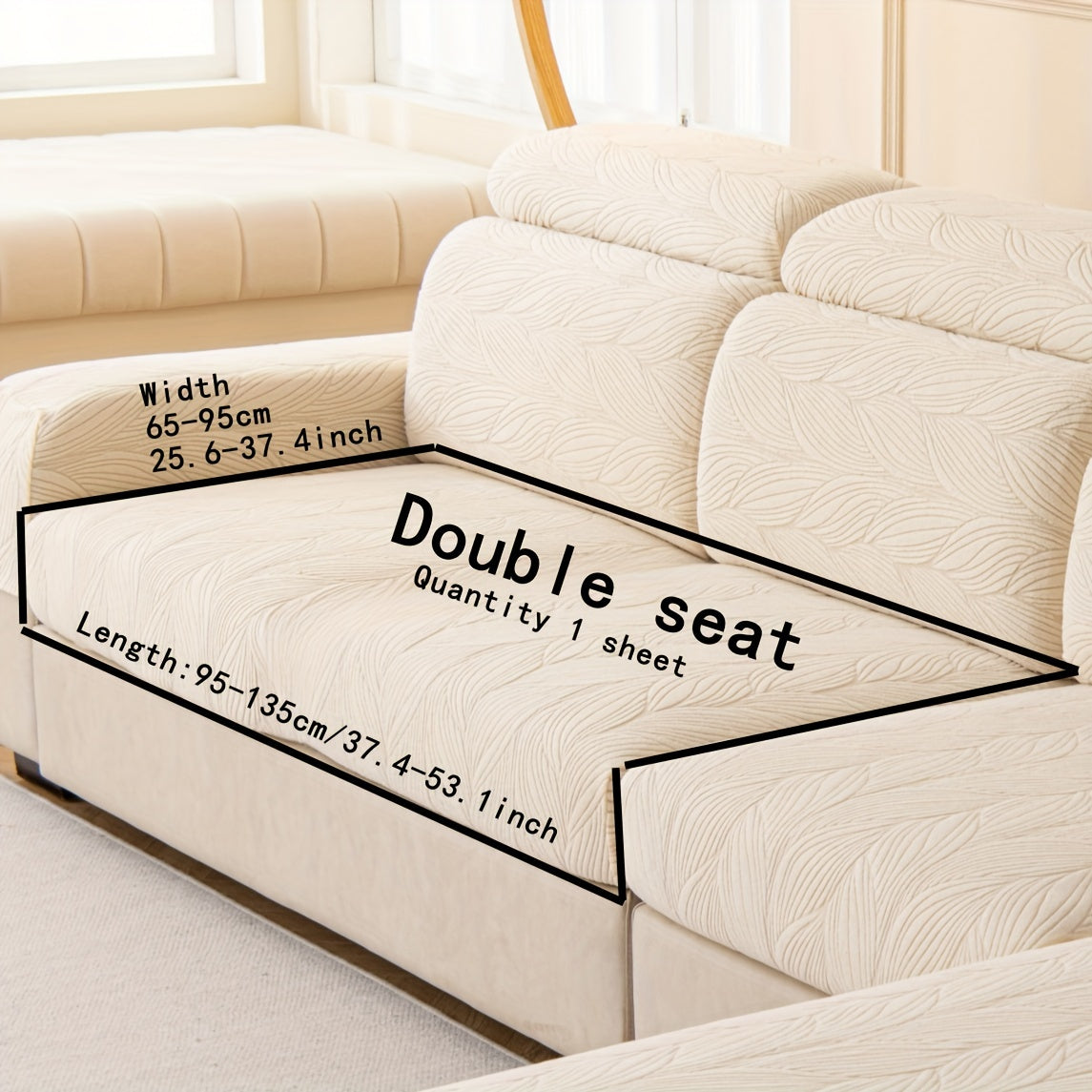 Polar Fleece Stretch Sofa Slipcover for Pets, Home Décor.