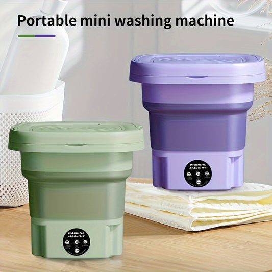 Compact 11L Portable Washing Machine: Perfect for Apartments, Dorms, and Hotels in Winter, Ideal for Underwear and Small Clothes