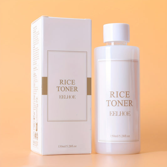 Rice Essence Skin Toner with Rice Extract, Nicotinamide for Hydrating and Nourishing Skin, 150ml/Bottle for Men and Women