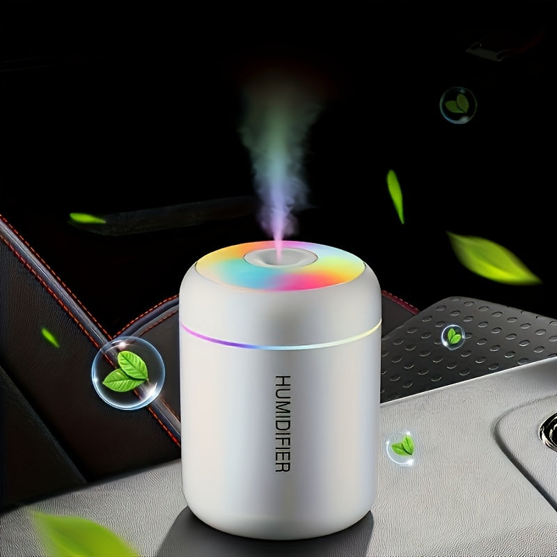 A USB-powered AromaWave essential oil mist diffuser doubles as a humidifier and night light. Ideal for holidays, it promotes plant health and a refreshing room atmosphere.