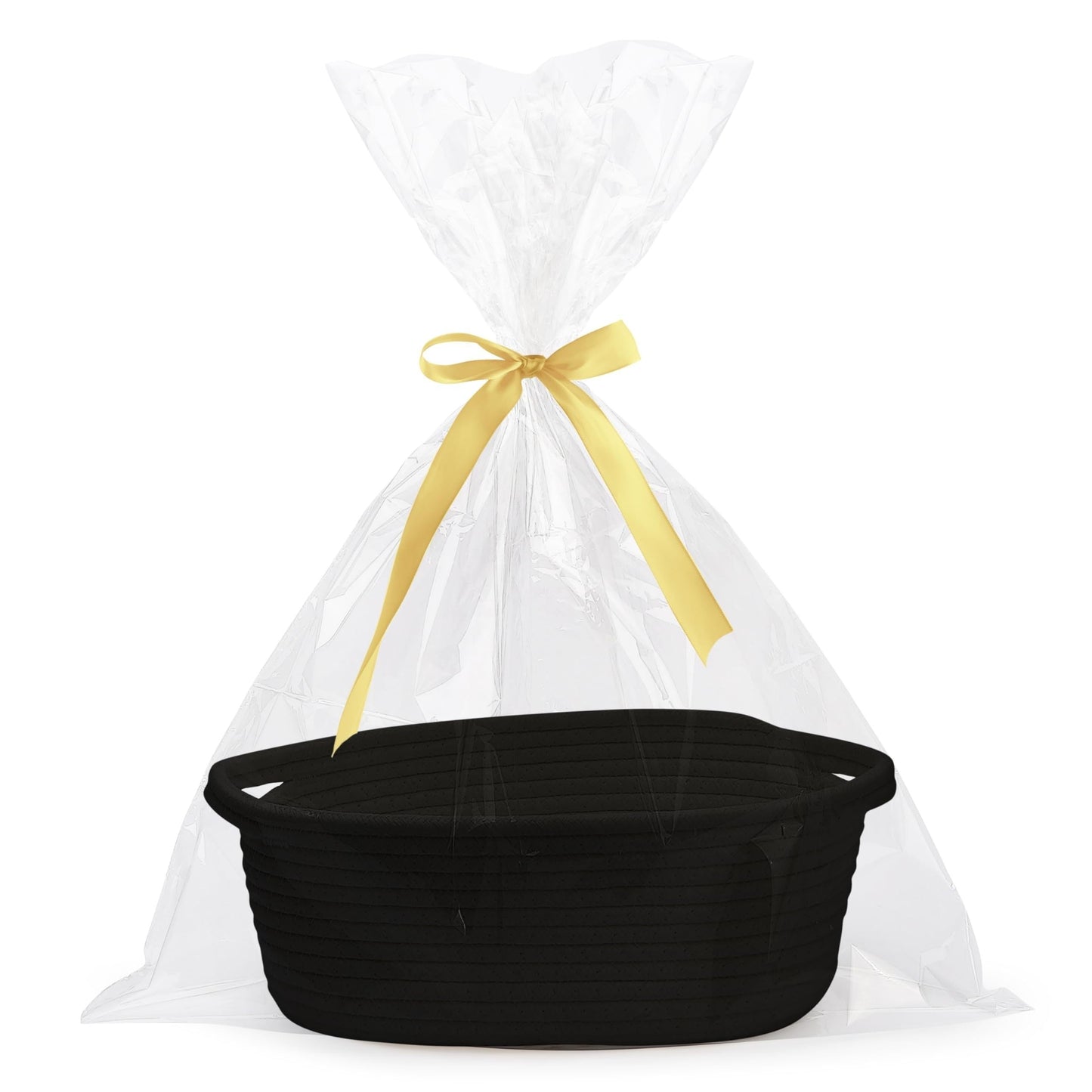 Small Woven Basket with Gift Bag and Ribbon, Ideal for Gift Giving or Storage, Reliable and Long-Lasting Design for Small Items