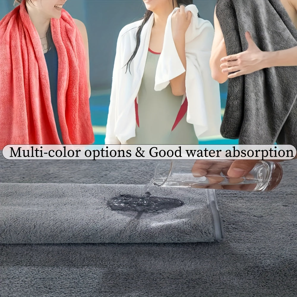 15-piece ultra-soft microfiber towel set in multiple colors, ideal for home and hotel showers.