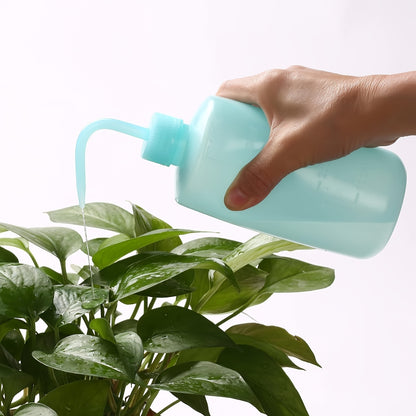 1 set of watering bottles with plastic curved mouth, safe rinse bottle watering tool for plants and flowers, including a squeeze watering can, succulent watering bottle, potted plant