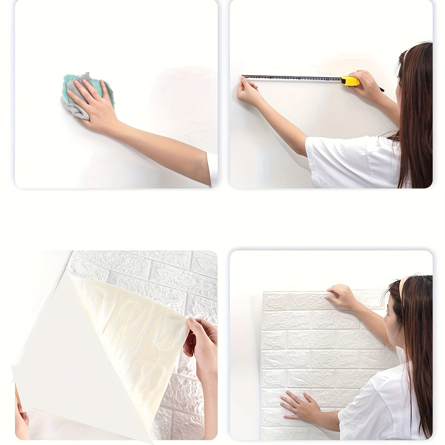 1pc XPE Foam Brick Wallpaper Sticker, 50.04cm x 5.0meter, Self-Adhesive Waterproof Moisture-Proof, Irregular Foam Brick Pattern, Plastic Decor for Bedroom Renovation, Indoor Use, Ideal for Holidays and Special Occasions.