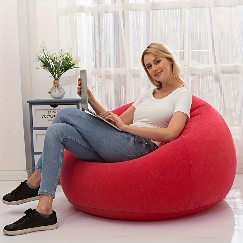 Versatile Ergonomic Bean Bag Chair - Easy to Clean, Lightweight & Portable, No Need for Electricity, Suitable for Different Rooms and Uses