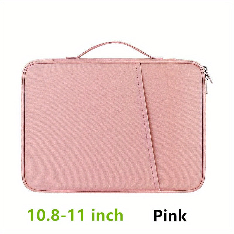 Pad storage bag for tablets and laptops measuring 27.43 cm x 27.94 cm x 32.77 cm. Protects devices in a carrying case with pockets for office supplies.