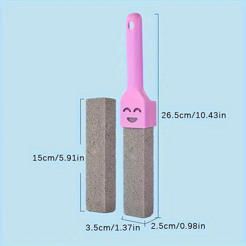 Powerful Dirt Cleaning Stick, Eliminates Dirt in Hard-to-Reach Areas, Erases Tough Stains, Sturdy Dirt Removing Brush, Multi-Purpose Cleaning Tool for Toilet and Bathroom