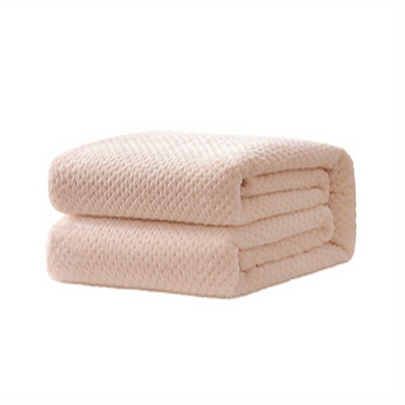 Soft and Cozy Solid Color Blanket perfect for a Comfortable Nap, Relaxing on the Couch, Keeping Warm on the Sofa, Office, Bed, Camping, or Traveling