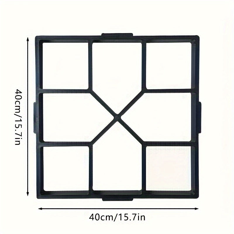 1pc DIY manual garden walk pavement mold for making cement brick stone road.