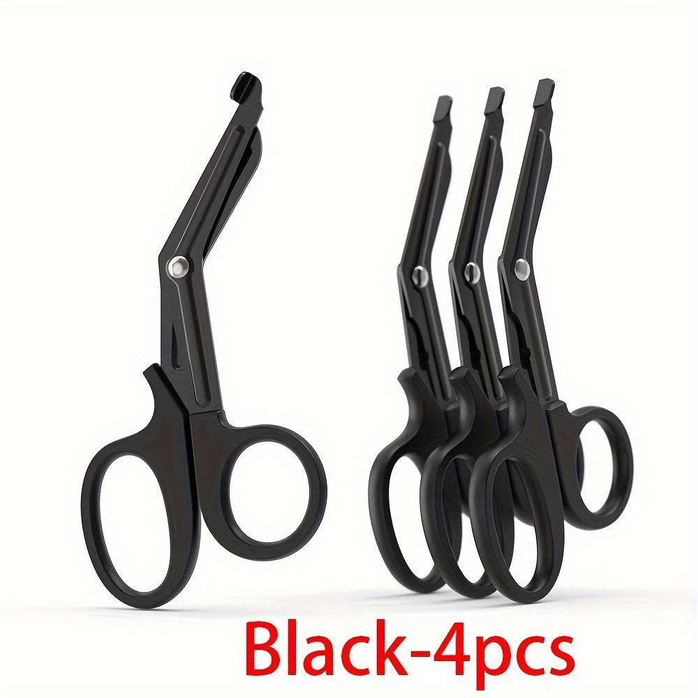 4pcs 6-Inch Titanium Scissors with Non-Stick, Durable Blades for Medical Professionals