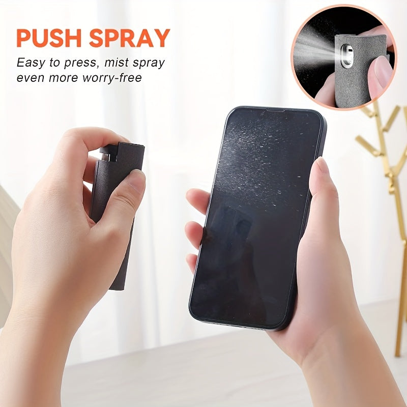 Get your hands on our 2-in-1 Screen Cleaner Spray and Microfiber Cloth - ideal for cleaning phones, laptops, and tablets!