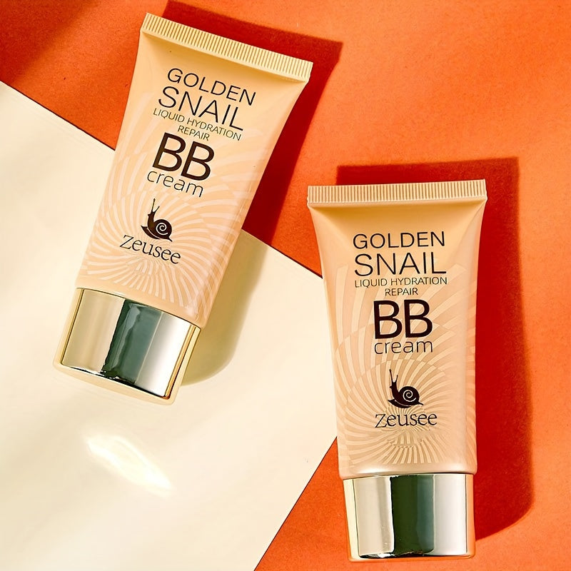 Golden Snail Liquid Hydration Repair BB Cream - Moisturizing Primer under 1 Fl Oz, Multi-Tone Coverage Cream.