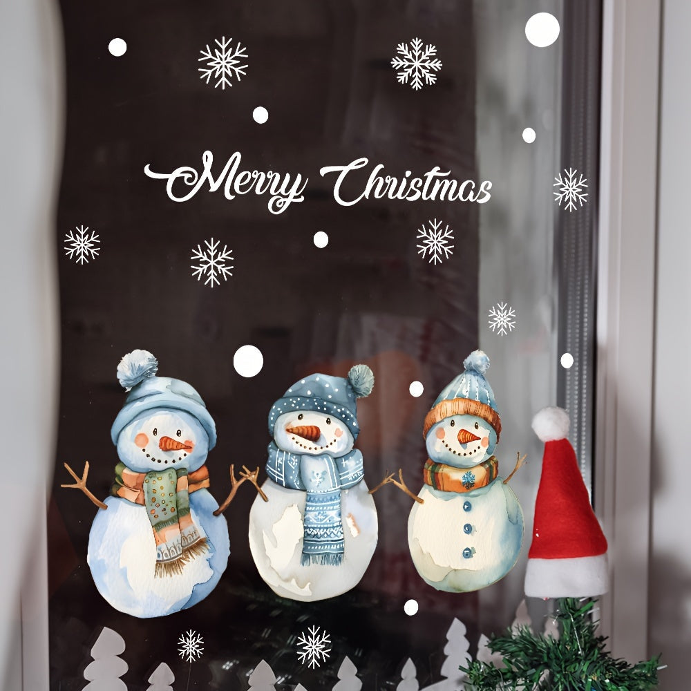 Deck the Halls with Christmas Window Clings featuring Reindeer & Snowman Designs! These UV-Resistant Static Decals are perfect for decorating your Home or Office. Easy to Peel & Stick, these Removable Holiday Wall Art pieces are sure to bring holiday