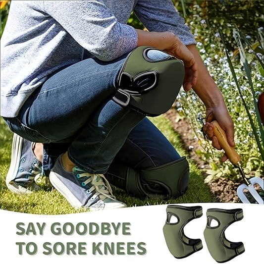 Breathable Neoprene SBR knee pads for gardening, running, fitness, and kneeling tasks.