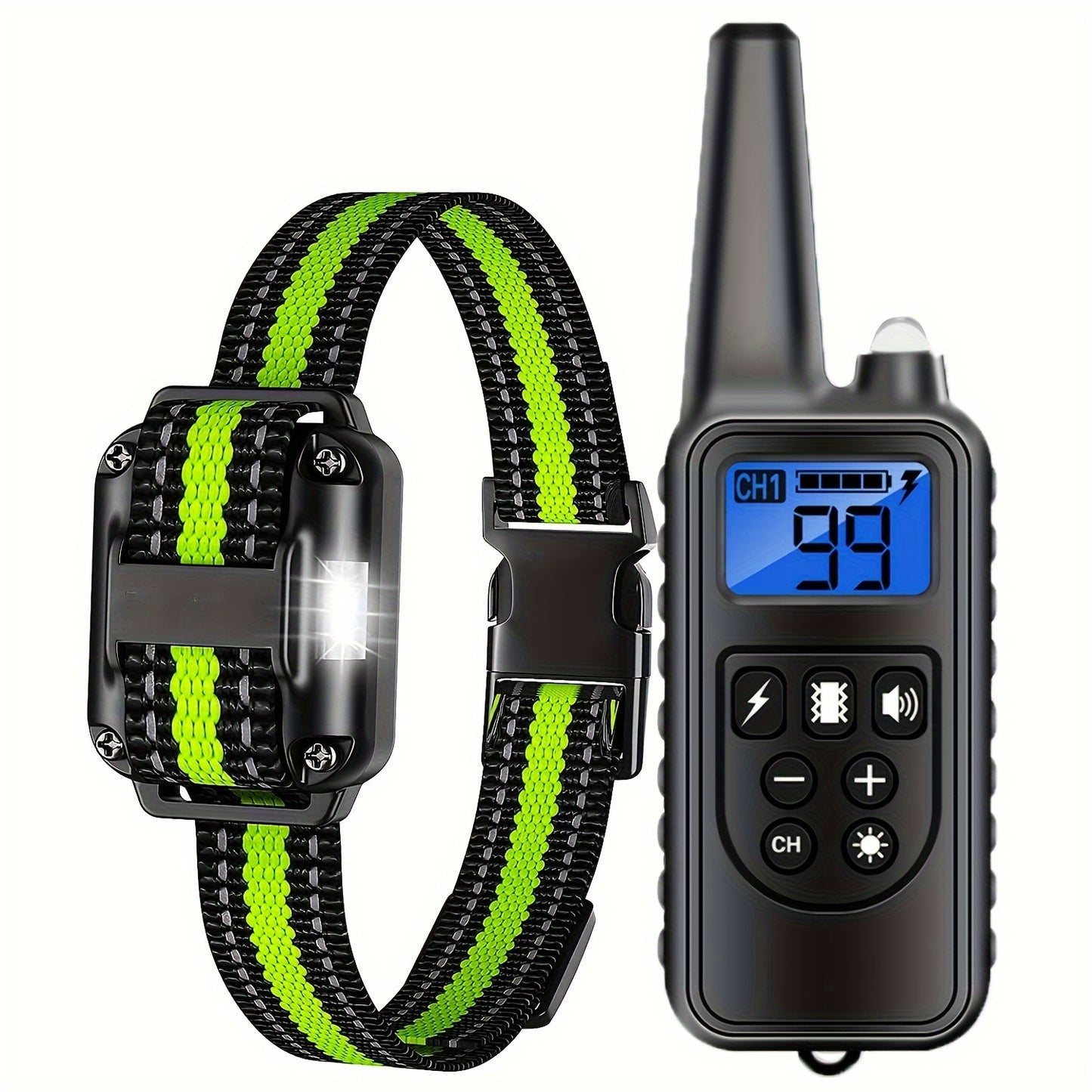 Europe bans dog training device with multiple modes and 99 sensitivity levels, including remote shock collar.