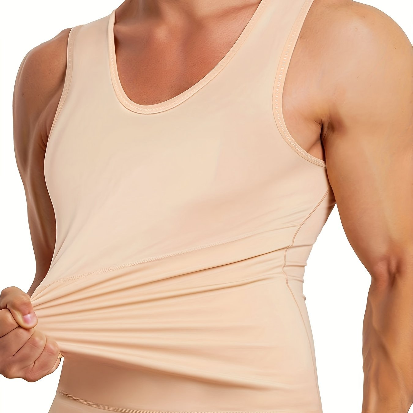 Men's Compression Sweat Vest for Workout Slimming