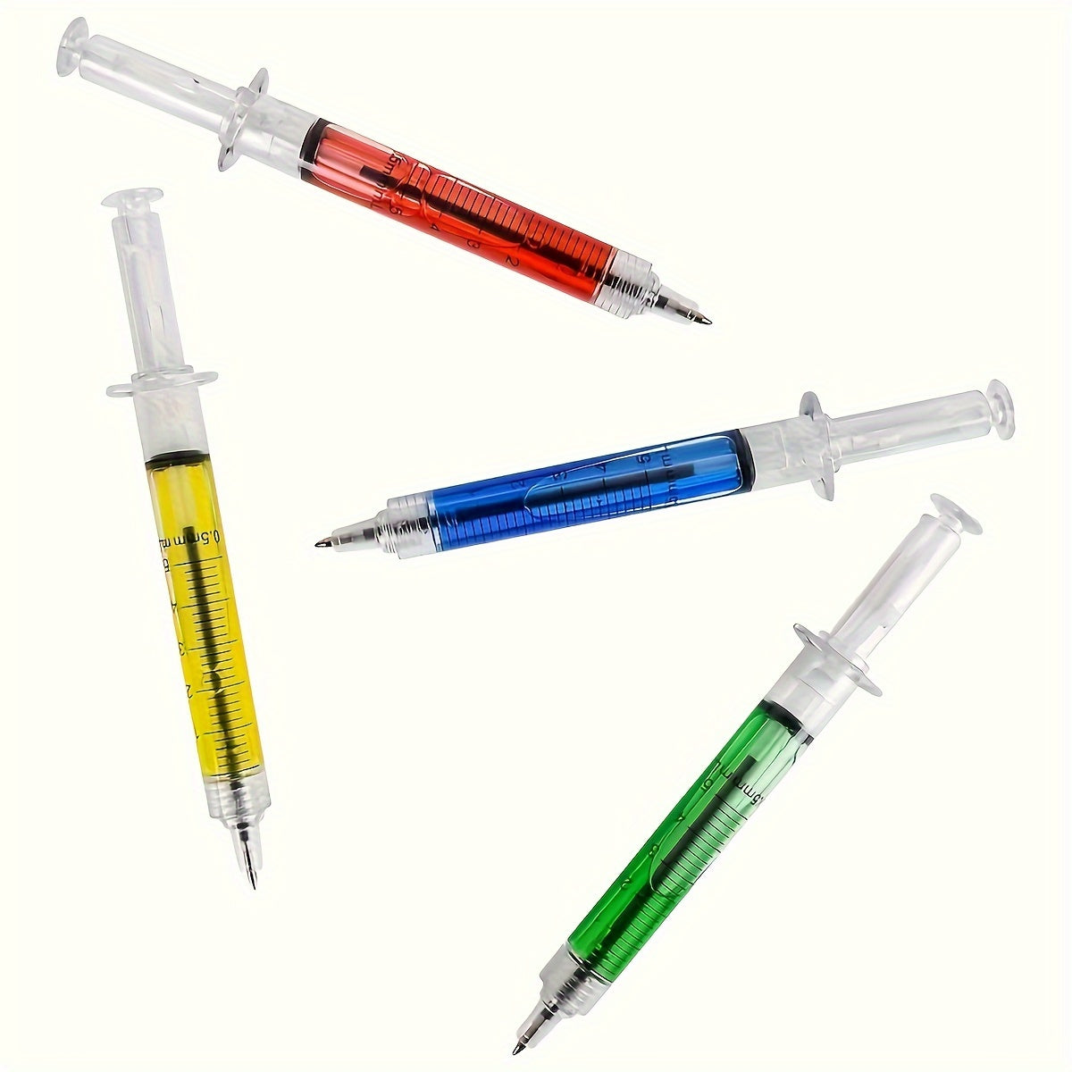 12 or 8 Creative Syringe Design Ballpoint Pens