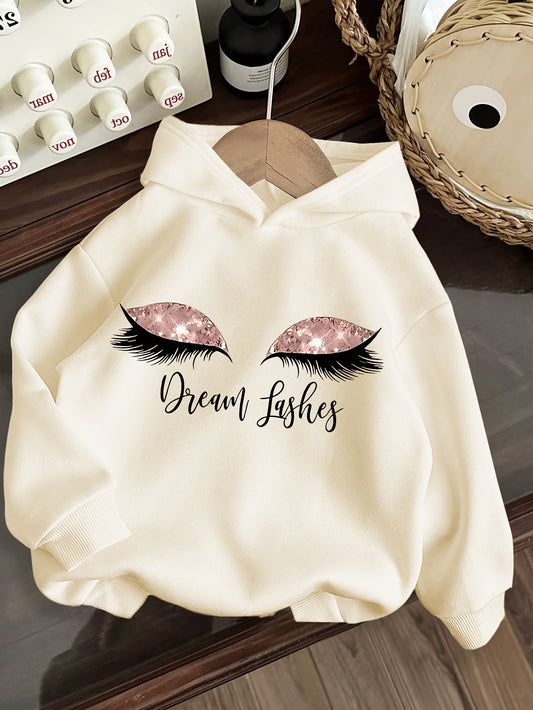 Dream Lashes Stylish Hoodie, Cozy Fall/Winter Top, Great Gift Idea