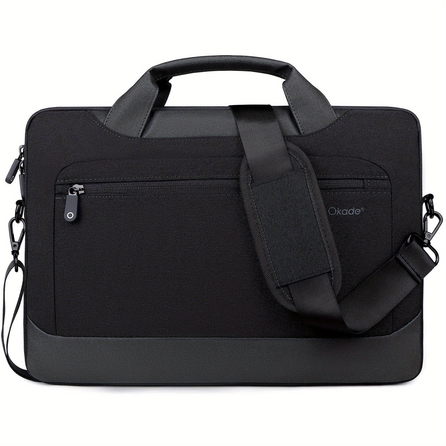 Okade T62 Laptop Bag: Lightweight, Shockproof, Waterproof, 33.78cm - 40.64cm Laptop & Tablet Compatible, Adjustable Strap, Detachable Shoulder & Trolley Handle, Polyester Lining, Minimalist