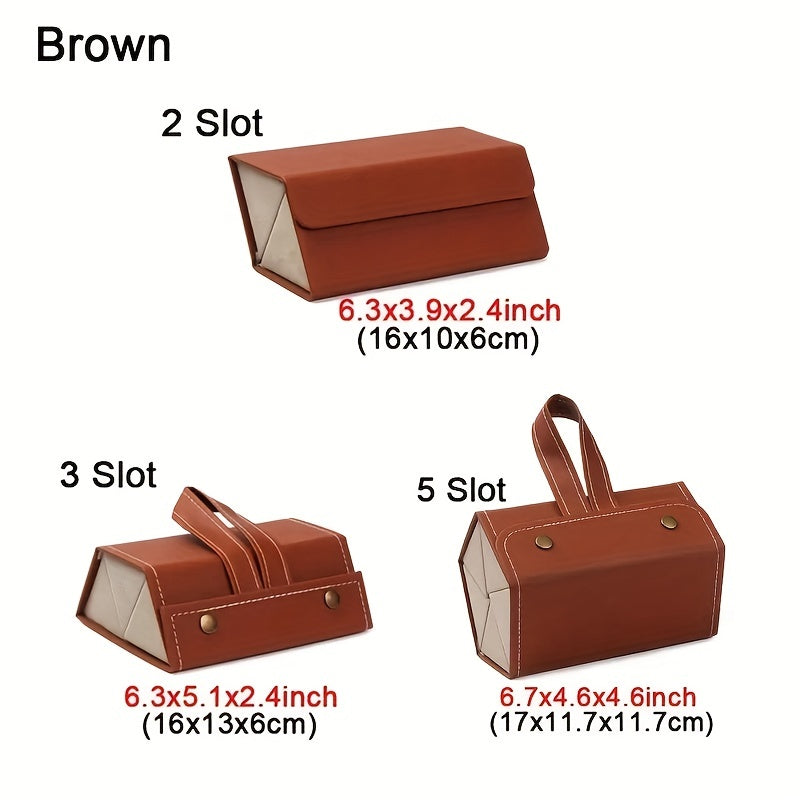 Органайзер для солнцезащитных очков с 2/3/5 слотами, с складным дизайном. Держите свои очки в порядке в этом коробке для хранения с несколькими вариантами подвешивания для легкого отображения.