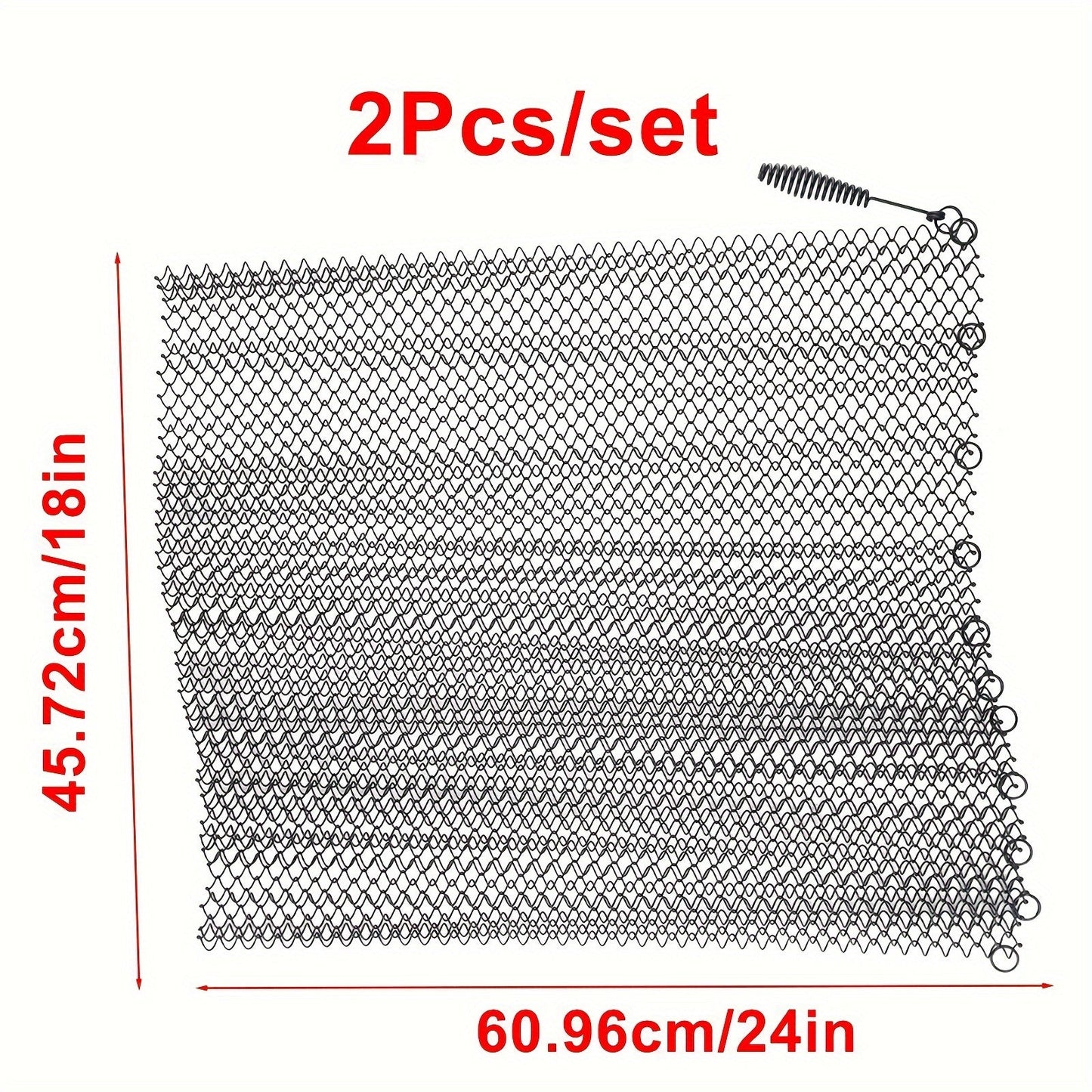 2 ta pechka mesh ekran paneli to'plami, metalldan yasalgan sparkni himoya qilish vositalari, o'choq va uy pechkasi aksessuari, himoya qiluvchi mesh bilan