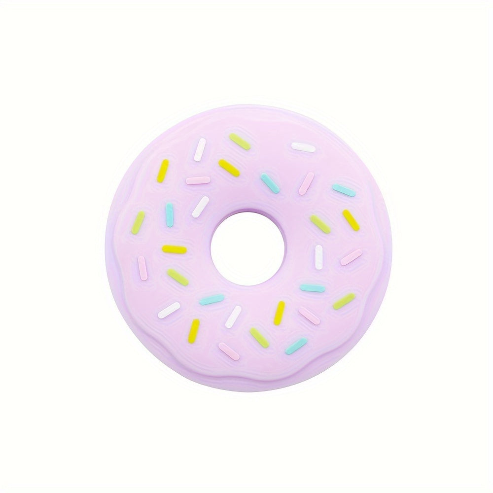 Baby Donut Teether made of Gentle Silicone: Dishwasher-Safe and Suitable for Ages 0-3 years