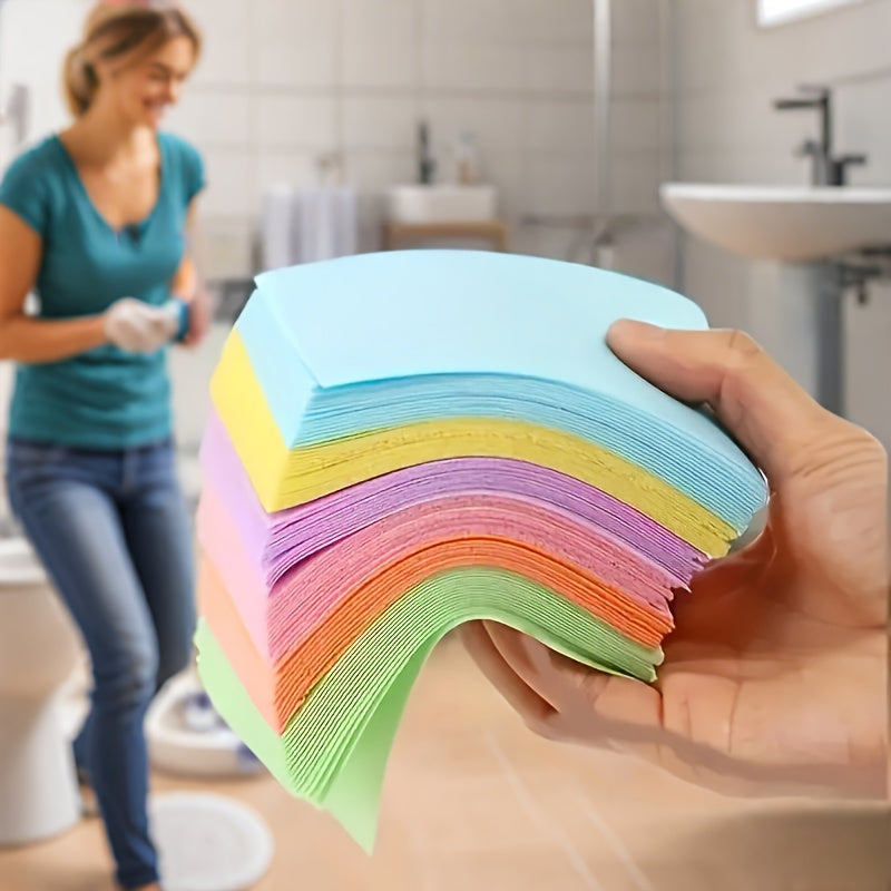 100 Multi-Purpose Cleaning Tablets for floor and toilet use, deep cleaning, mildew removal for home and bathroom.