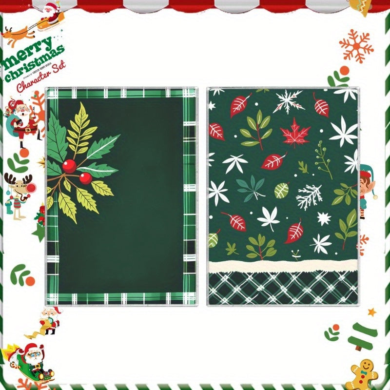 BENDX Christmas Wintertime Kitchen Towel Set - Includes 2pcs 18*26 Tea Towels. Perfect for Holiday Kitchen Decorations and Soft Christmas Towel Gift Giving.