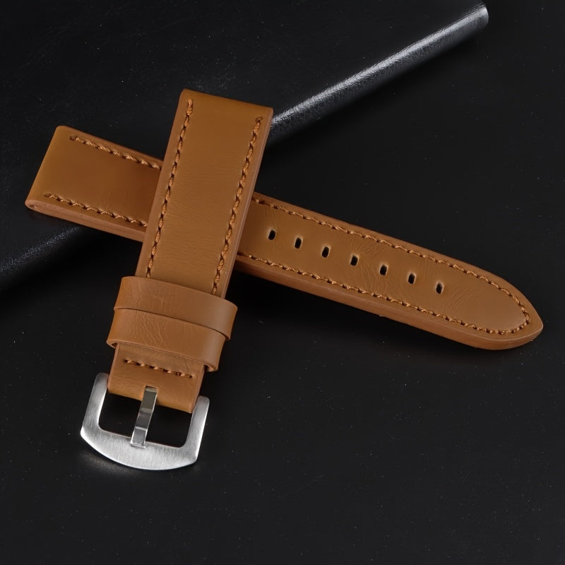 Fashionable and professional, this Men's Watch Strap in 20mm and 22mm sizes is the perfect replacement for your smart watch. Complete your look with this stylish accessory.