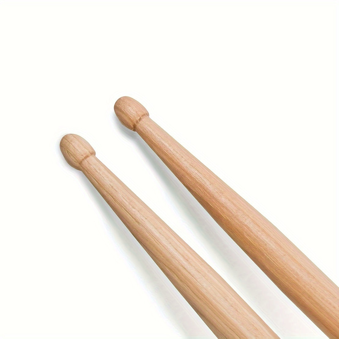 USA-made 5A/7A Hickory Drum Sticks with Classic Wood Tips for Adults. High-quality 5B Logs.